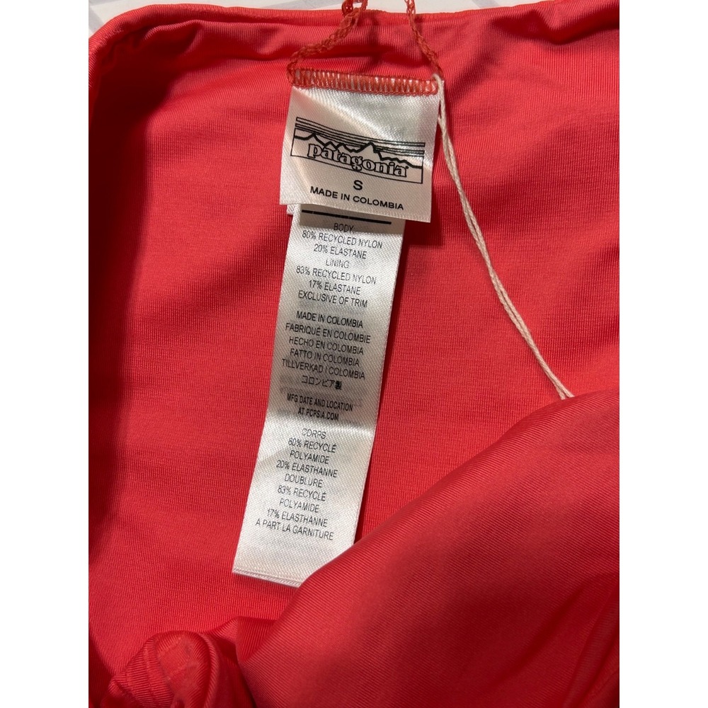 NWT $79 Patagonia Women's size Small Coral Upswell Bikini Bottoms Cheeky - Picture 8 of 9
